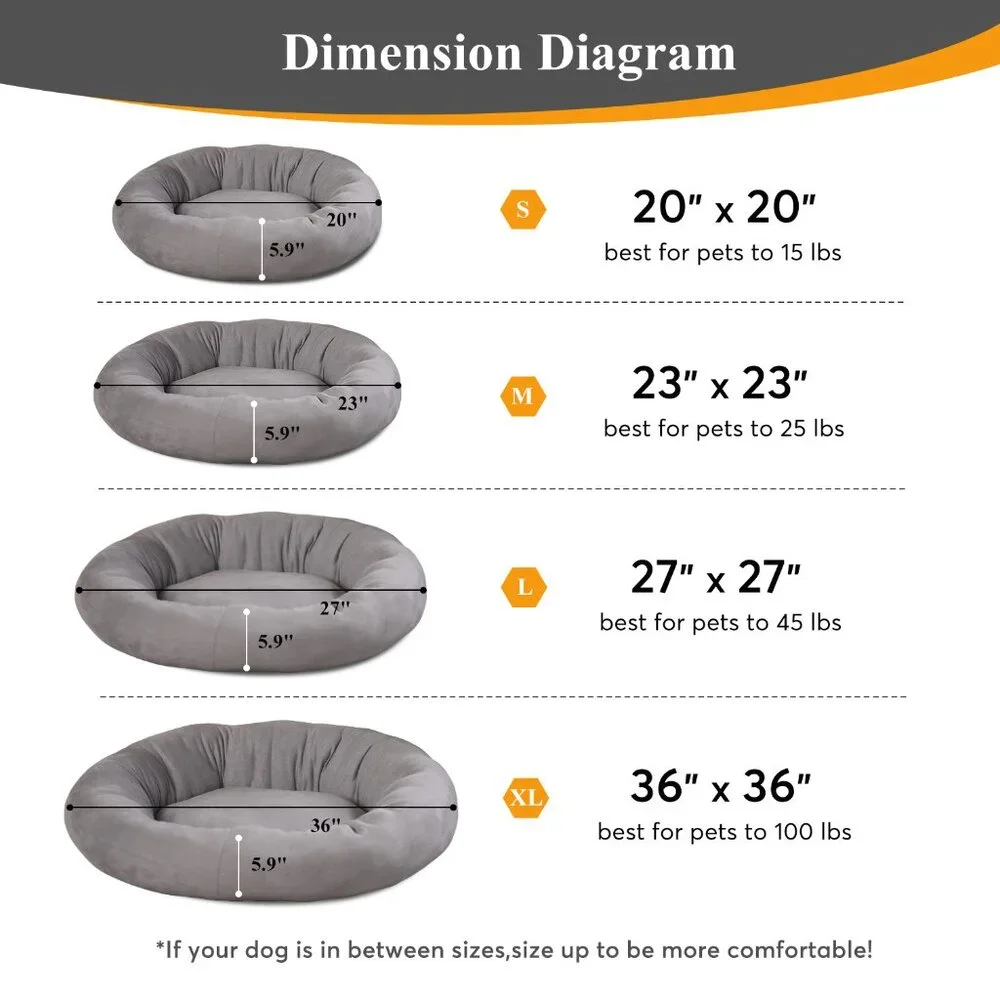 Medium - New Original Packaging - Dog Bed - 23x23 inches - Round - 2206